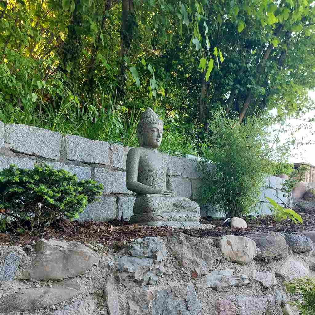 Buddha Figur Lavastein Garten