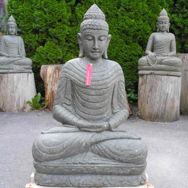 Wunderschöne Buddhafiguren aus Stein für den Garten TERRA ET ARS