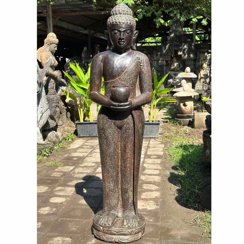 Exklusiver Medizin Buddha Fluss Stein 125 cm