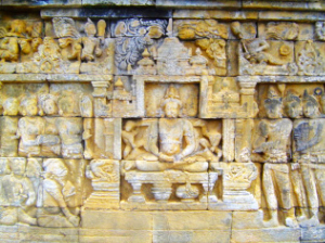 Borobudur-Steinrelief