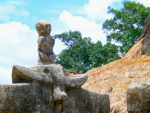 Sumba Steinstatue