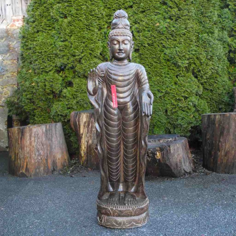 Sukhothai Buddha Fluss Stein 150 cm