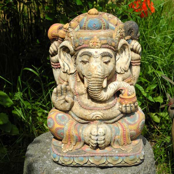 Ganesha Figur bunt