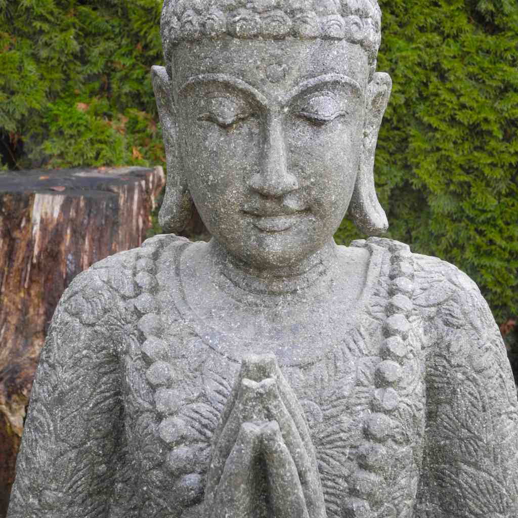 Mala Buddha mit Blumenkleid grüner Lava Stein 100 cm - terra et ars ... Mala Buddha mit Blumenkleid grüner Lava Stein 100 cm - terra et ars ...